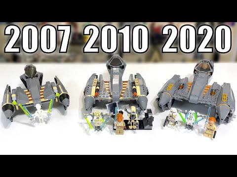 LEGO Star Wars General Grievous Starfighter Comparison! (7656, 8095, 75286 | 2007, 2010, 2020)