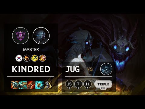 Kindred Jungle vs Karthus - KR Master Patch 11.7
