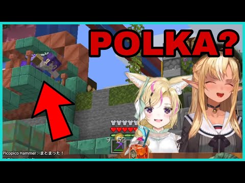 Hololive Cut - Shiranui Flare Loves To Tease Omaru Polka | Minecraft [Hololive/Eng Sub]