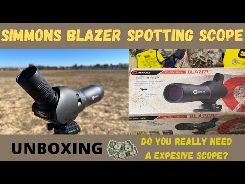 SIMMONS BLAZER SPOTTING SCOPE UNBOXING | DO YOU REALLY NEED A EXPENSIVE SPOTTING SCOPE? | EP#45