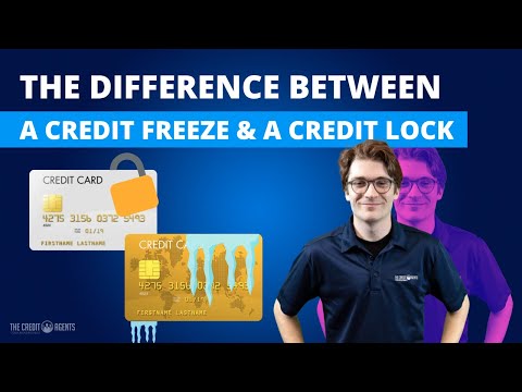 THE DIFFERENCE BETWEEN A CREDIT FREEZE AND CREDIT LOCK