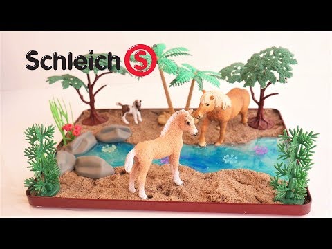 Schleich Horses Magical River DIY | Schleich Horses Wild Life Scene DIY