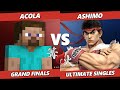 Kagaribi 7 GRAND FINALS - Acola (Steve) Vs. Ashimo (Ryu) SSBU Ultimate Tournament