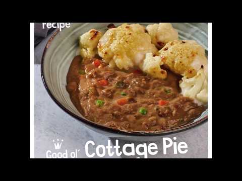The 1:1 Diet Cottage Pie with Cauliflower Cheese recipe