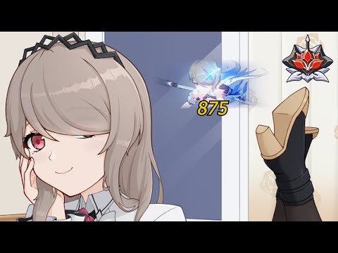 HI3 - Exalted Red Lotus Abyss 396D - AKA 870+ Points - S2 SpA/S0-1 AE/Raven with 2* Fuxi Elf