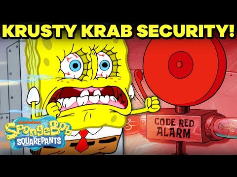 Krusty Krab Krazy Security! ? | SpongeBob