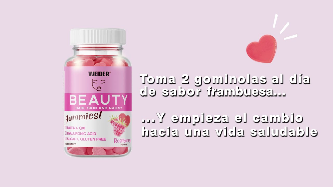 BEAUTY Gummies | Gominolas para a fortalecer tu cabello y uñas y cuidar tu piel