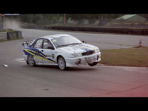 BK Rallycross Round 4 Valkenswaard - practice super slow motion shots