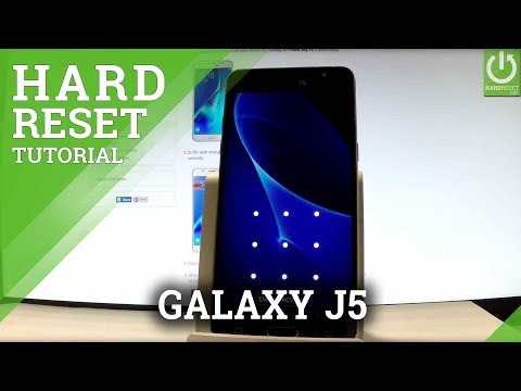 SAMSUNG Galaxy J5 (2016) HARD RESET / Bypass Pattern / Format