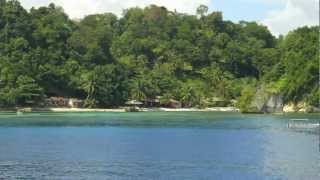 preview picture of video 'Insula tropicala Kadidiri in micul arhipelag Togean din Sulawesi'