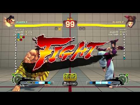 SSFIVAE~ E.Honda (o wa re jp) vs.  Juri (takem0) HD
