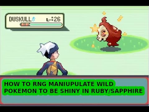 GUARANTEED WILD SHINY POKEMON IN RUBY AND SAPPHIRE(How to RNG Manipulate Wild Pokemon in RS)