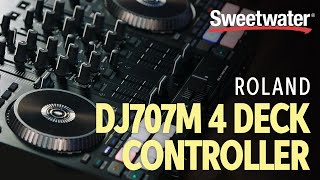 Video thumbnail for Roland DJ-707M 4-deck Serato DJ Pro Controller Demo by Sweetwater