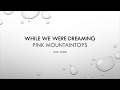 While We Were Dreaming Lyric Video