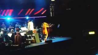 Paloma Faith rehearsing 'Mouth to mouth' for Late Night BBC Proms 05/09/2014