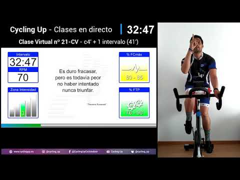 Clase Virtual Nº21 Directo Cycling Up - Continuo Variable Ciclo Indoor by David Aguado