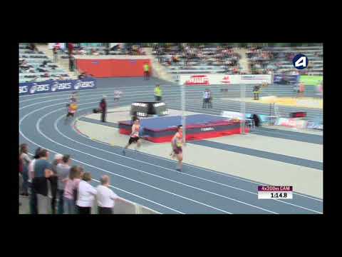Le 4x200m des Championnats de France en Salle Cadet