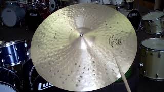Video thumbnail for New Zildjian Constantinople 22" Bounce Ride Demo by Midwest Drum