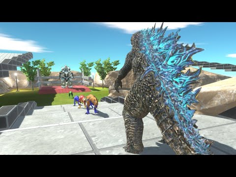 Godzilla Island Death Run Tour - Animal Revolt Battle Simulator