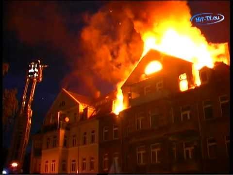 Dachstuhlbrand Chemnitz Wechselburger Straße 14.07.2001 - No Comment