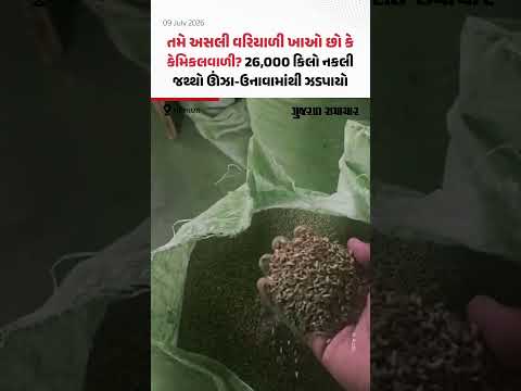 વરિયાળીને લીલી કરવા કેમિકલ કલરનો ખેલ! ઊંઝા-ઉનાવામાં ફૂડ વિભાગના દરોડામાં 26 ટન જથ્થો ઝડપાયો વરિયાળીને લીલી કરવા કેમિકલ કલરનો ખેલ! ઊંઝા-ઉનાવામાં ફૂડ વિભાગના દરોડામાં 26 ટન જથ્થો ઝડપાયો
