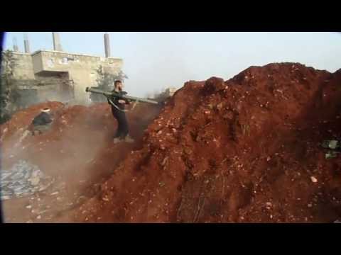 التصدي لقوات النظام في قرية آبل من قبل كتيبة درع الإسلام في ريف حمص الجنوبي