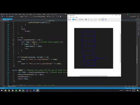 Stack Based Palindrome Application Intermediate C Tutorial