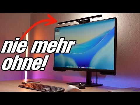 Must Have für deinen Schreibtisch! BenQ ScreenBar Halo 2 + 32" 4K PV3200U 4K Monitor 😍