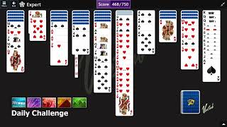 Microsoft Solitaire Collection | Daily Challenge February 5th 2023 | Spider Expert