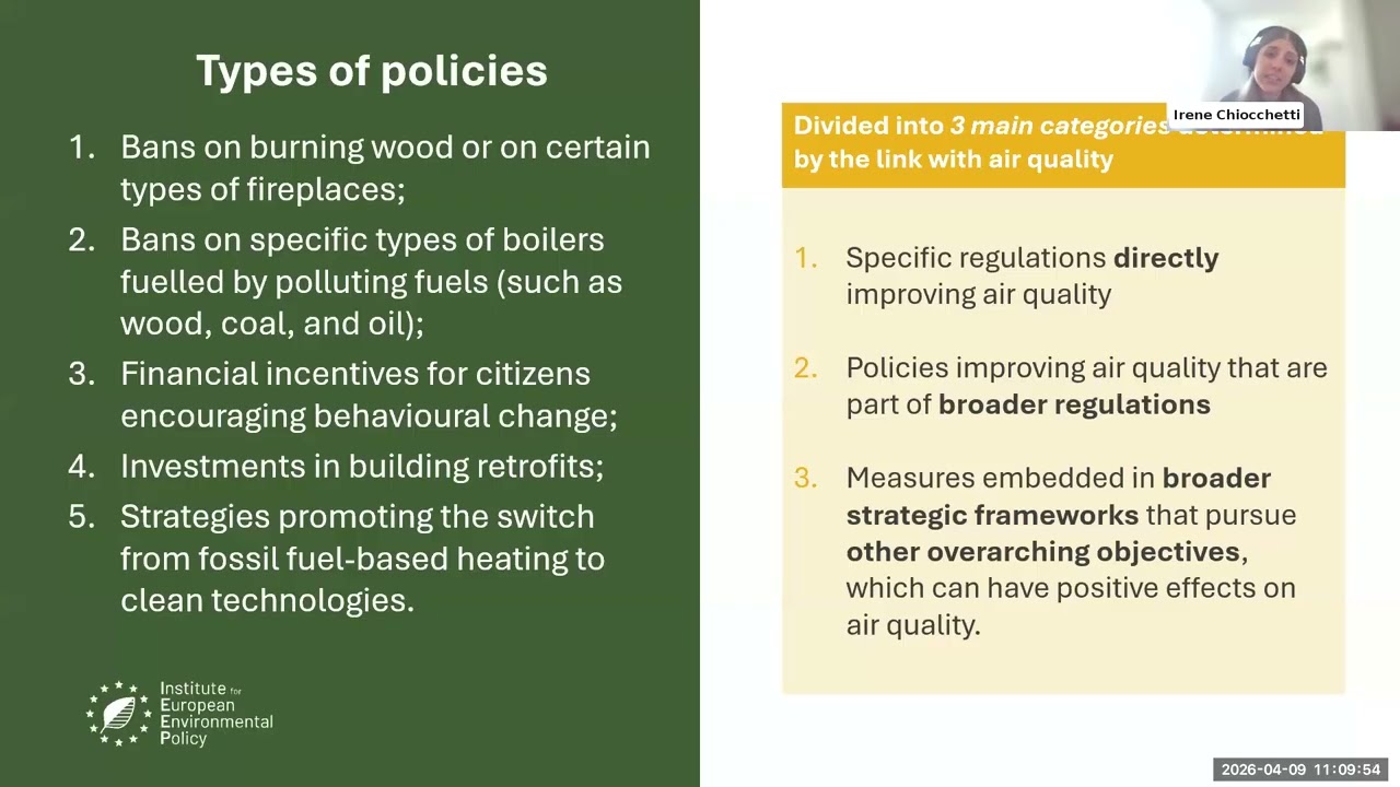 WEBINAR | Low Emission Zones in the heating sector: a tale of EU cities