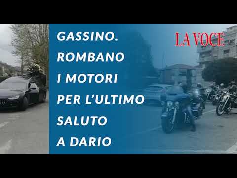 GASSINO. Rombano i motori per l'ultimo saluto a Dario