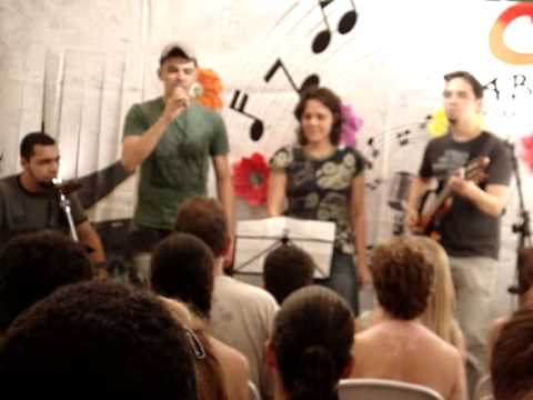 Babaya Escola de Canto  - Bruno e Cecilia - Cantoria Dezembro 2009