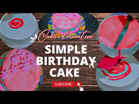 how to make birthday cake🎂 at home🏘| घर पर केक कैसे बनाये@VAMACORNER