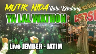 Download lagu YALAL WATHON Di KOPLO MUTIK NIDA - LIVE SUMBERSARI JEMBER mp3
