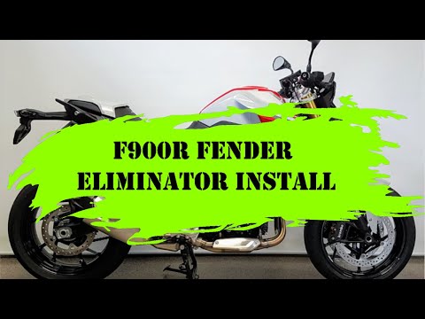 BMW F900R Fender Eliminator Video Installation - New Rage Cycles
