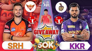 SRH vs KKR dream11 predictions | SRH vs KKR Today match prediction | 50K Free giveaway