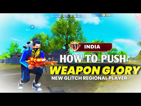 Weapon Glory New Trick  Free Fire ll How to push weapon glory in one day