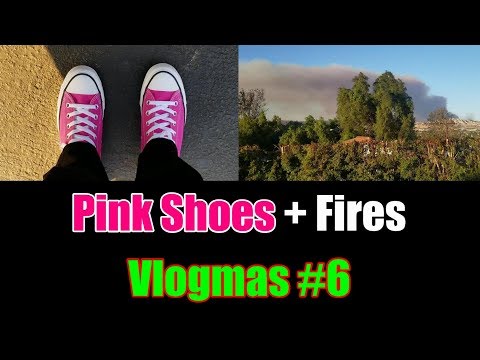 Pink Shoes + Fires | Vlogmas #6