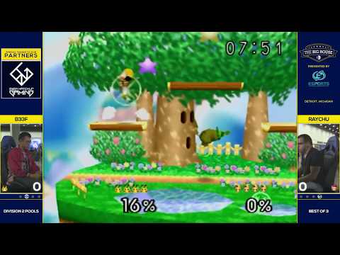 TBH8 - B33F (Pika, Mario) vs. Raychu (Ness) SSB64 Division 2