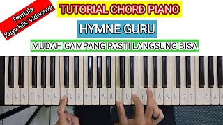 Download lagu TUTORIAL CHORD PIANO/KEYBOARD I HYMNE GURU I PEMULA PASTI LANGSUNG BISA mp3