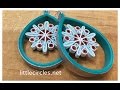 Quilling Tutorial: Suspended Snowflake Earrings