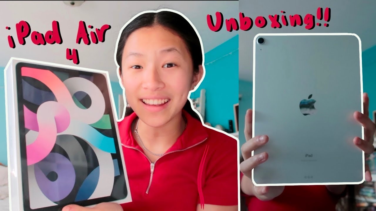 ipad air 4 2020 unboxing + set-up!