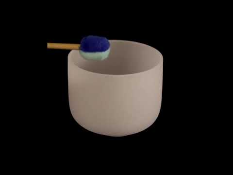 Meinl 9" Brow Chakra Crystal Singing Bowl - A - Unlimited Singing Bowls