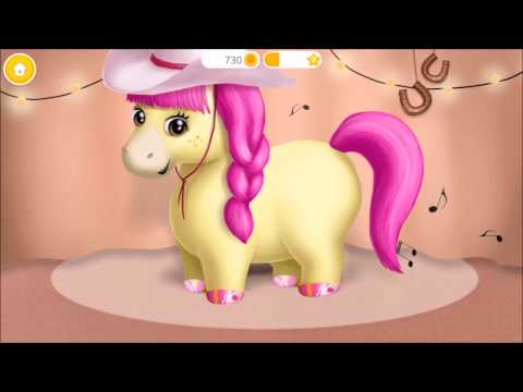 Pony Sisters Hair Salon 2 - Woki Toki Apps - Gameplay for kids - TutoTOONS