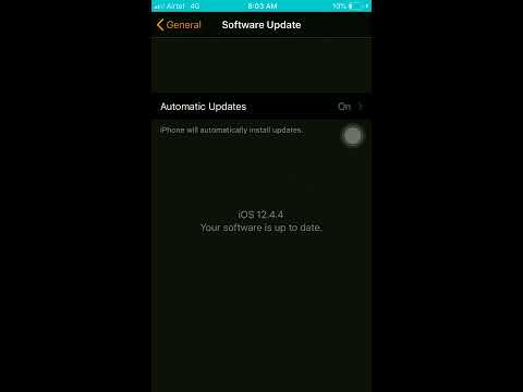 iOS 12.4.4. Update seccesfully