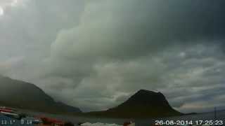 preview picture of video 'Double rainbow Kirkjufell Grundarfjörður Iceland'