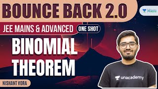 Binomial Theorem | One Shot | #BounceBack2.0 | JEE Maths | Nishant Vora