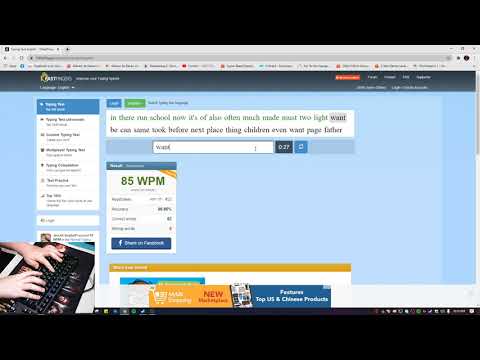 Peaked at 100wpm in 10fastfingers (Oct 27)