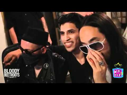 Bob Rifo Of The Bloody Beetroots Album Signing