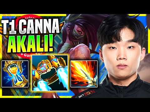 CANNA TRIES AKALI WITH NEW ITEMS! - T1 Canna Plays Akali Top vs Aatrox! | Preseason 11